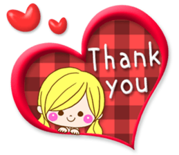 Romantic girlfriend sticker #9823616