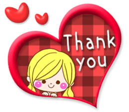 Romantic girlfriend sticker #9823616