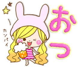 Romantic girlfriend sticker #9823620