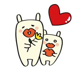 Lip rabbit 3 sticker #9823931