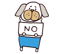 Daily pug. sticker #9824161