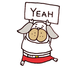 Daily pug. sticker #9824176