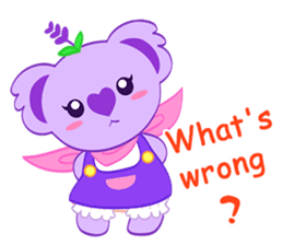 Purple Koala(Vol. Babble)-English sticker #9824360