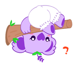 Purple Koala(Vol. Babble)-English sticker #9824361