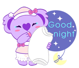 Purple Koala(Vol. Babble)-English sticker #9824363