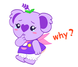 Purple Koala(Vol. Babble)-English sticker #9824364