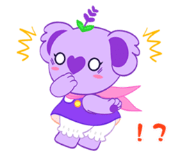 Purple Koala(Vol. Babble)-English sticker #9824365
