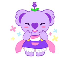 Purple Koala(Vol. Babble)-English sticker #9824366