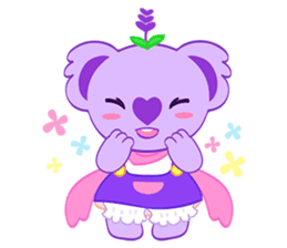 Purple Koala(Vol. Babble)-English sticker #9824366
