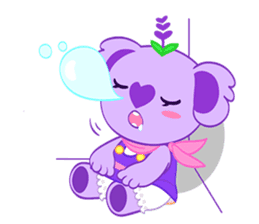 Purple Koala(Vol. Babble)-English sticker #9824368