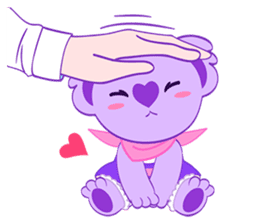 Purple Koala(Vol. Babble)-English sticker #9824373