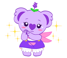 Purple Koala(Vol. Babble)-English sticker #9824377