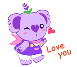Purple Koala(Vol. Babble)-English sticker #9824379