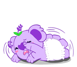 Purple Koala(Vol. Babble)-English sticker #9824380