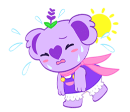 Purple Koala(Vol. Babble)-English sticker #9824384