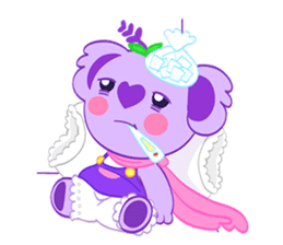 Purple Koala(Vol. Babble)-English sticker #9824385