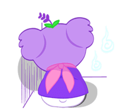 Purple Koala(Vol. Babble)-English sticker #9824387