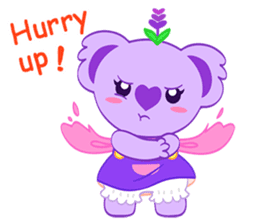 Purple Koala(Vol. Babble)-English sticker #9824388
