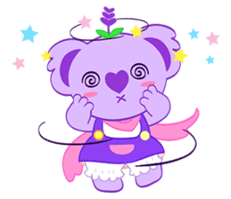Purple Koala(Vol. Babble)-English sticker #9824389