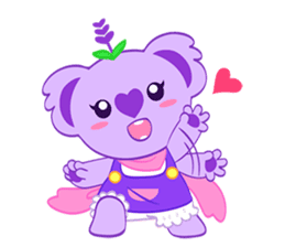 Purple Koala(Vol. Babble)-English sticker #9824390