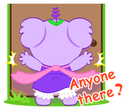 Purple Koala(Vol. Babble)-English sticker #9824391