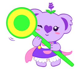 Purple Koala(Vol. Babble)-English sticker #9824392