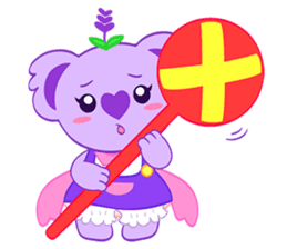 Purple Koala(Vol. Babble)-English sticker #9824393