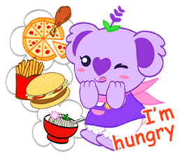 Purple Koala(Vol. Babble)-English sticker #9824394