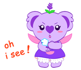 Purple Koala(Vol. Babble)-English sticker #9824396