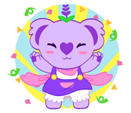 Purple Koala(Vol. Babble)-English sticker #9824397