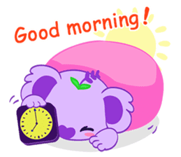Purple Koala(Vol. Babble)-English sticker #9824398