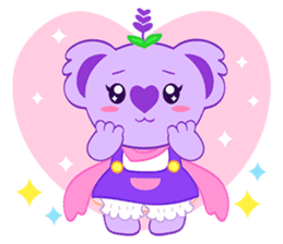 Purple Koala(Vol. Babble)-English sticker #9824399