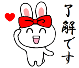 Good friend rabbit & monkey 2 sticker #9824662