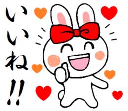 Good friend rabbit & monkey 2 sticker #9824666