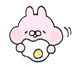 Fluffy cheek of rabbit sticker #9825000