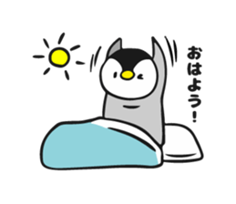 polar bear and penguin2 sticker #9825040