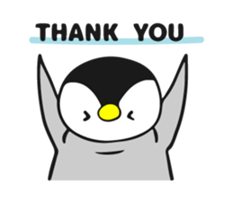 polar bear and penguin2 sticker #9825044