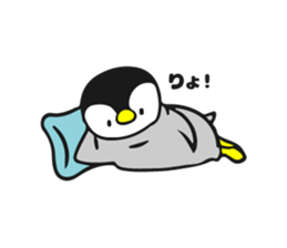 polar bear and penguin2 sticker #9825048