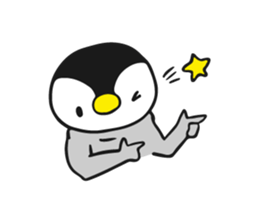 polar bear and penguin2 sticker #9825050