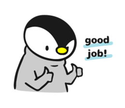 polar bear and penguin2 sticker #9825051