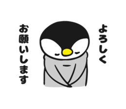 polar bear and penguin2 sticker #9825053