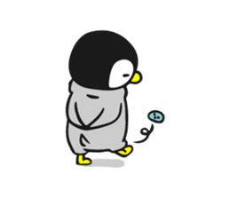 polar bear and penguin2 sticker #9825066
