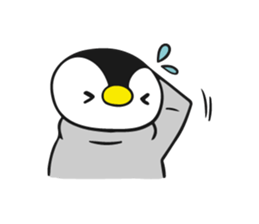 polar bear and penguin2 sticker #9825068