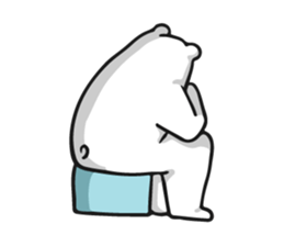 polar bear and penguin2 sticker #9825073