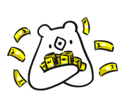 polar bear and penguin2 sticker #9825075