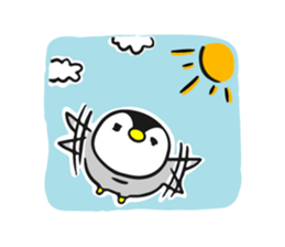 polar bear and penguin2 sticker #9825078