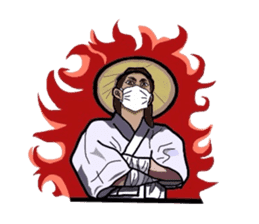 Japanese Ninja Warrior and Samurai. sticker #9825578