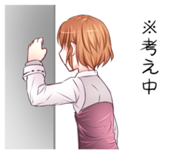 High school girl of the Kansai dialect sticker #9825768