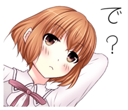 High school girl of the Kansai dialect sticker #9825775