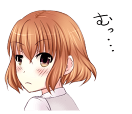 High school girl of the Kansai dialect sticker #9825789